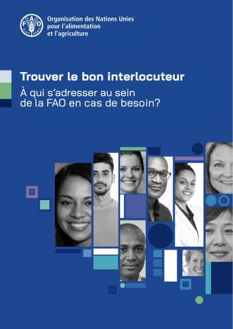 Cover page: trouver le bon interlocuteur FAO FRENCH