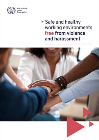 Cover - This global report intends to support the ratification and implementation of the ILO Violence and Harassment Convention (No. 190) and its accompanying Recommendation (No. 206), highlighting how a comprehensive occupational safety and health(OSH) framework at both national and workplace level could address violence and harassment in the world of work.  This includes for example incorporating provisions related to violence and harassment into OSH laws, regulations and collective agreements and develop