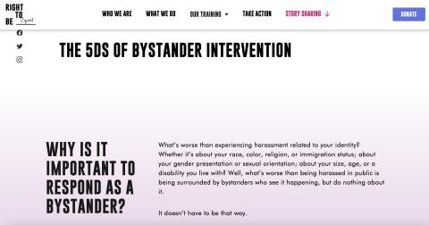 Cover - The 5Ds of Bystander Intervention  