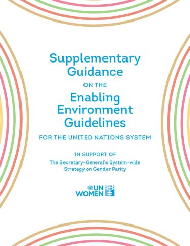 Cover - Supplementary guidelines