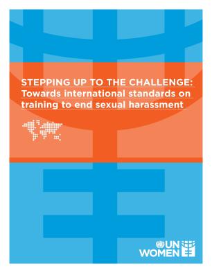 Discussion paper Towards international standards on training to end sexual harassment
