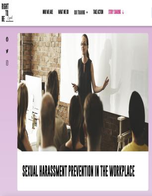 Cover - Sexual Harassment Prevention in the Workplace