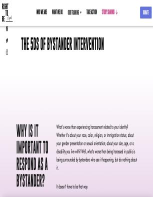 Cover - The 5Ds of Bystander Intervention  
