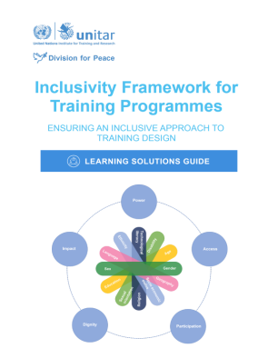 Inclusivity Framework for Training Programmes 